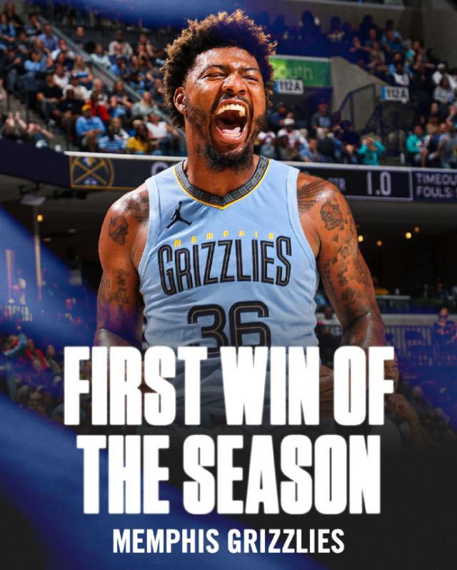 赛季最后一支“破蛋”球队 灰熊逆转开拓者拿下首胜